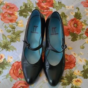 Thierry Rabotin Black Heels with Classic Mary Jane Style